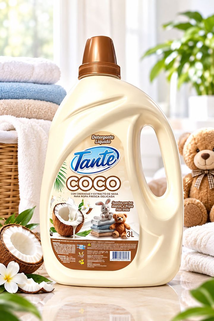 DETERGENTE LIQUIDO COCO TANTE X 3 LITROS