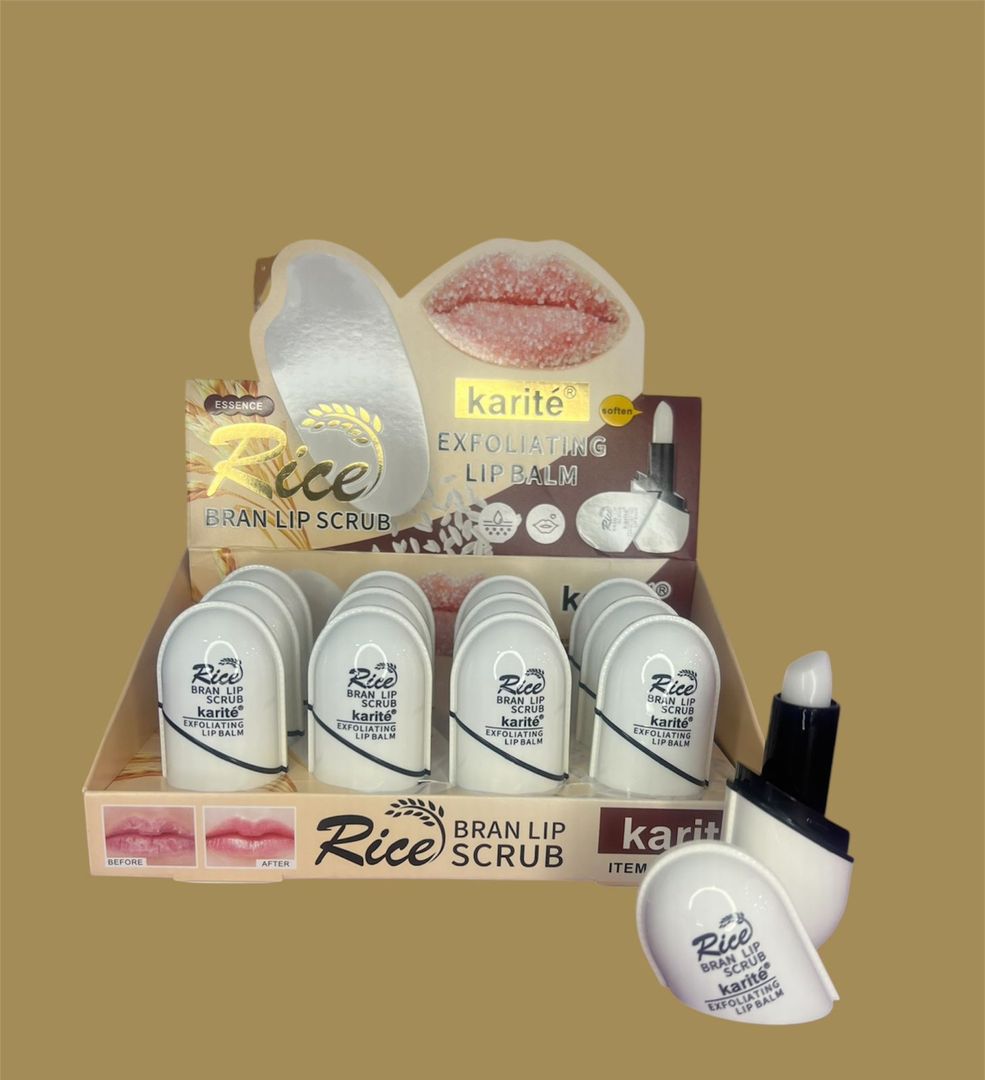 Labial Exfoliante de arroz de Karité 