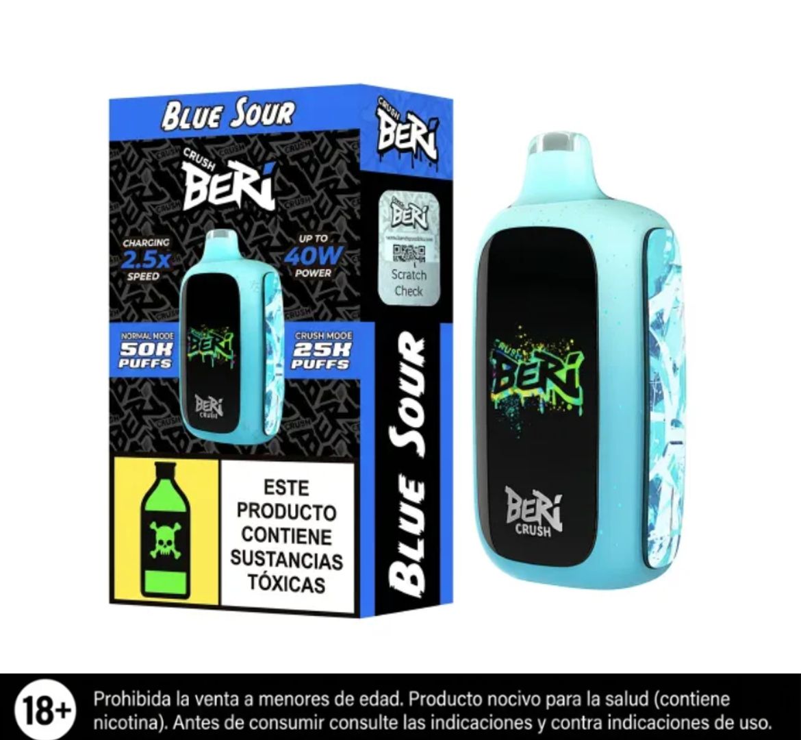 Beri Blue Sour 50.000 Puffs