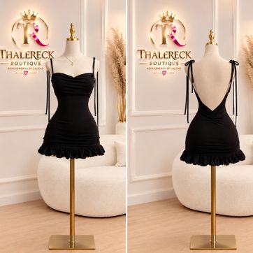 Imagen del producto Vestido negro corto 