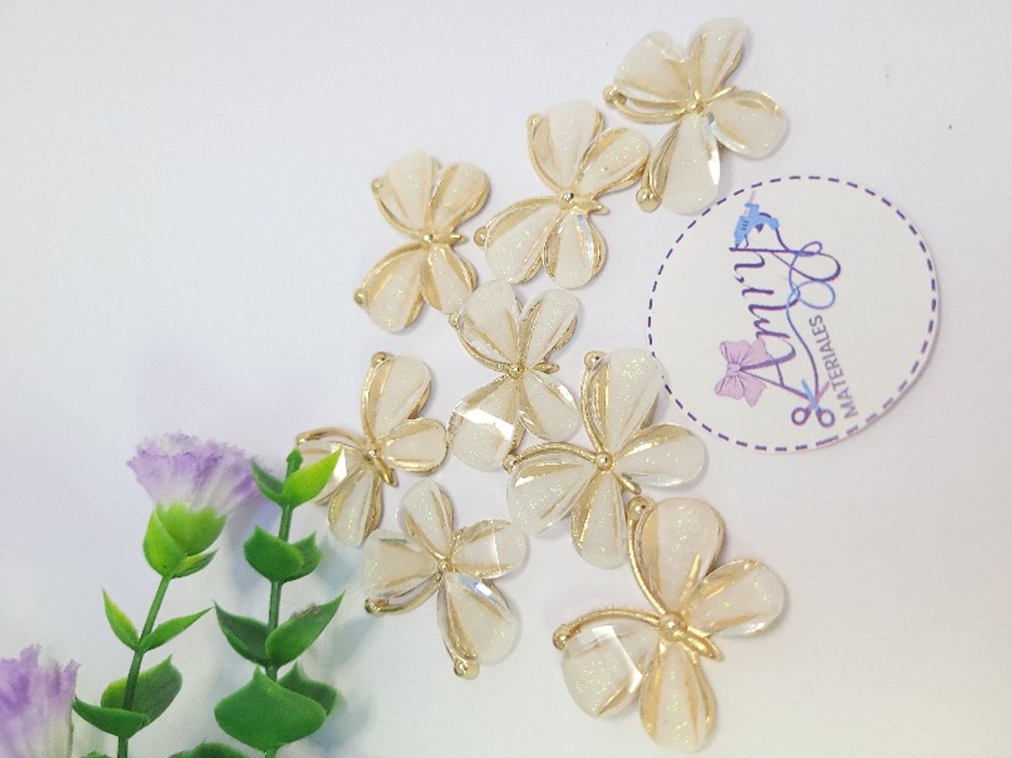 Resina Blanca 3x2cm Unid.