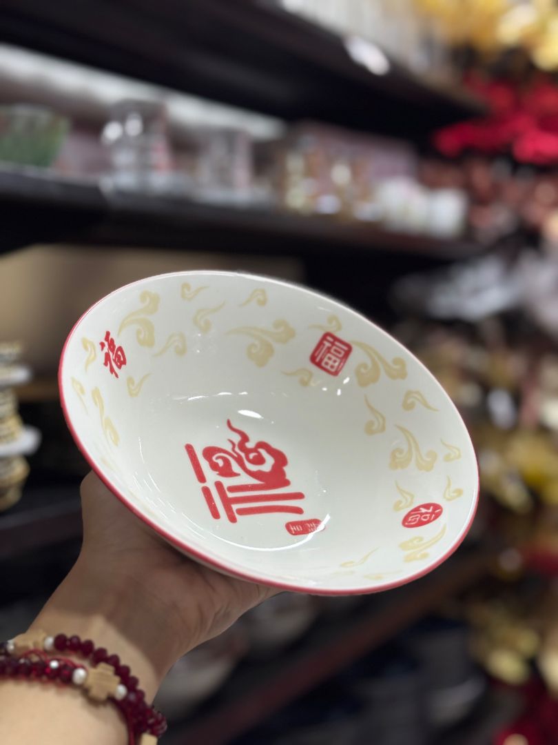 Bowl / Tazón Cerámico Estilo Tradicional Chino
