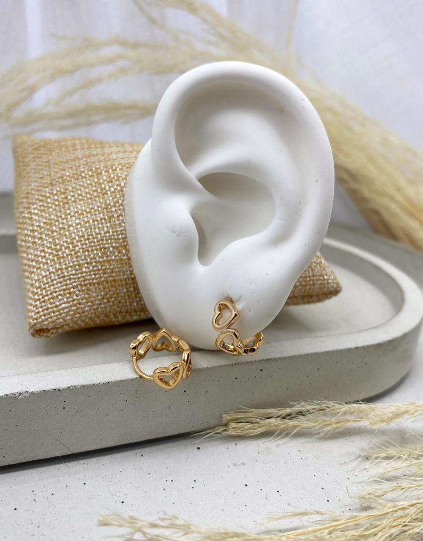 Candonga corazones, oro rosa, covergold 