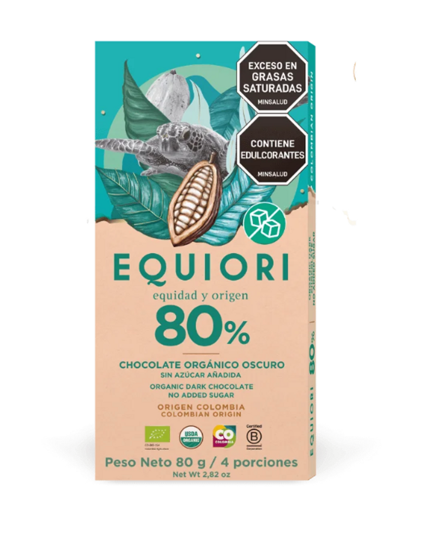 EQUIORI 80% LIBRE DE AZUCAR X 80GR