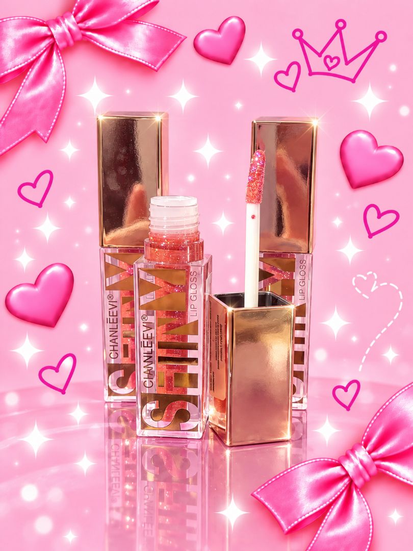 Shiny lip gloss color 