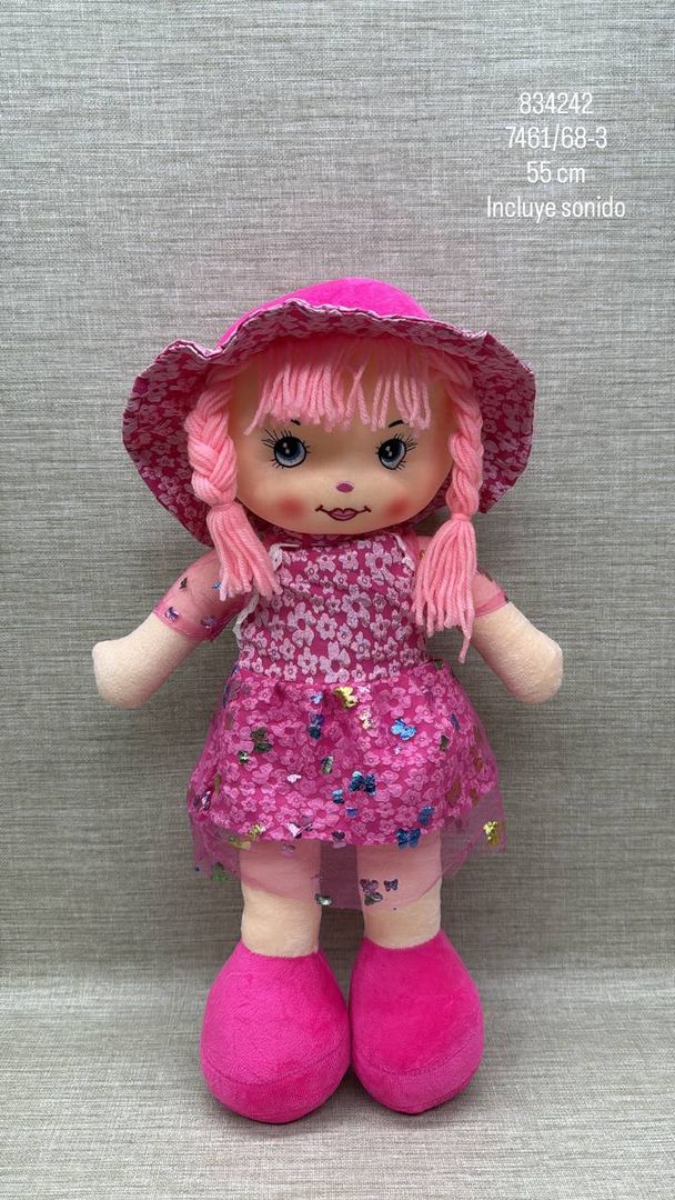 MUÑECA DE TRAPO SURTIDA 55 CM