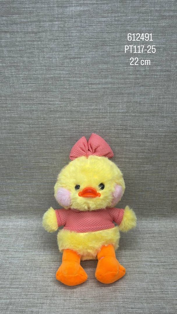 PATA CON MOÑO ROSA 22 CM