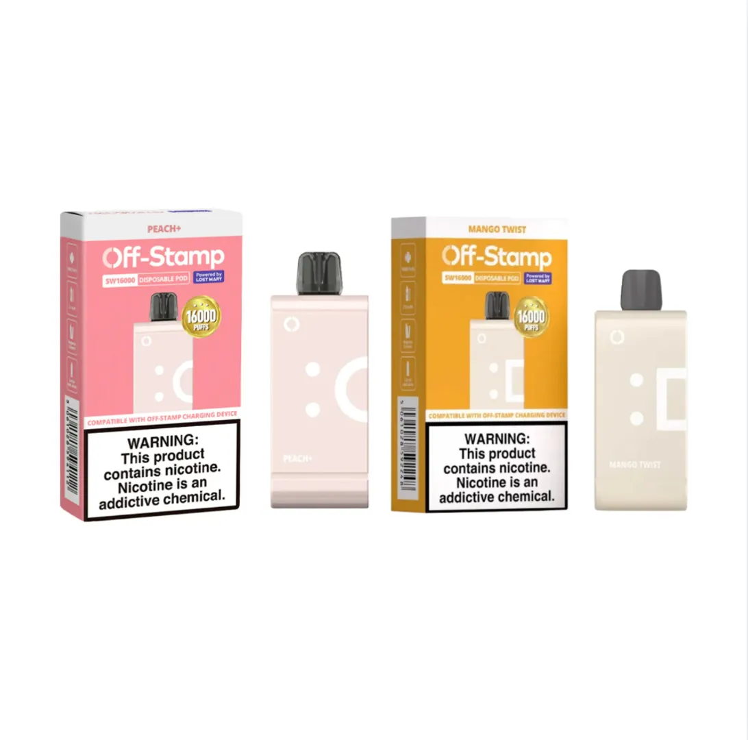 2 Pods Off Stamp 16.000 Puffs