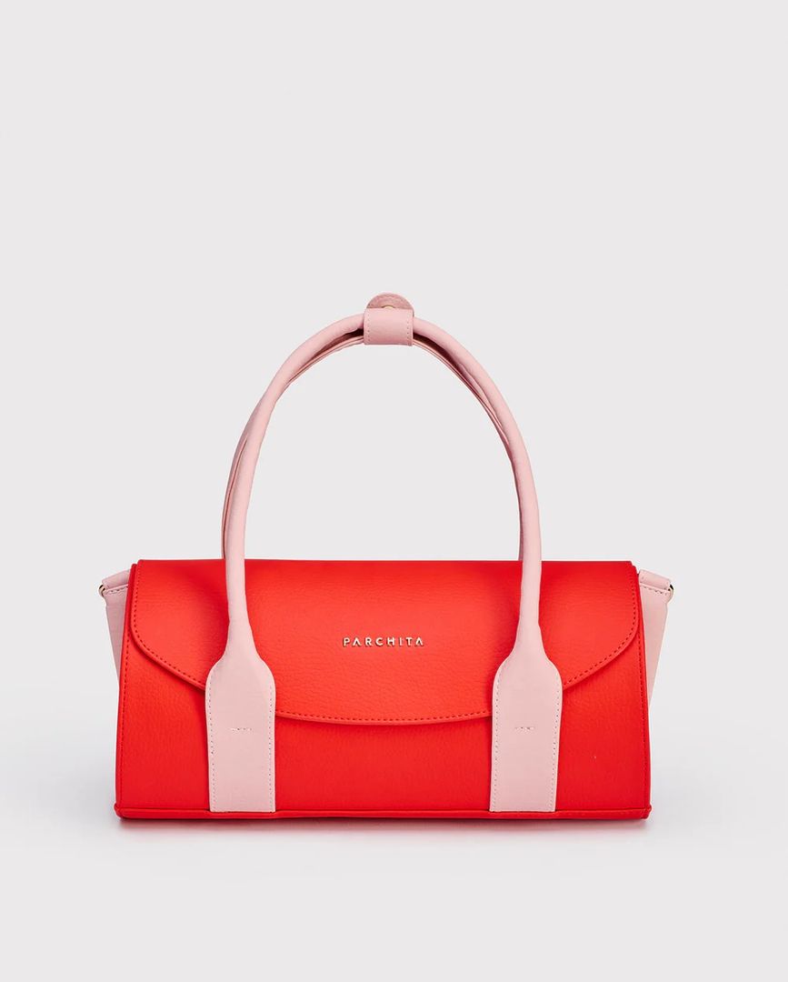 CARTERA CHARLOTTE ROJO X ROSA