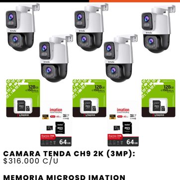 Imagen del producto KIT WIFI TENDA DOBLE LENTE X5 EXTERIOR
