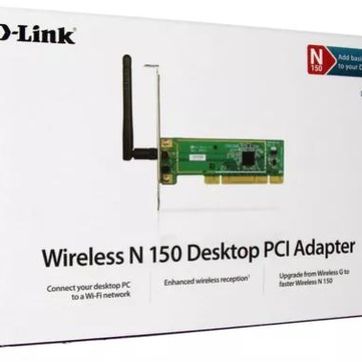 Tarjeta de Red Inalámbrica PCI D-Link 150Mbps - imagen 1
