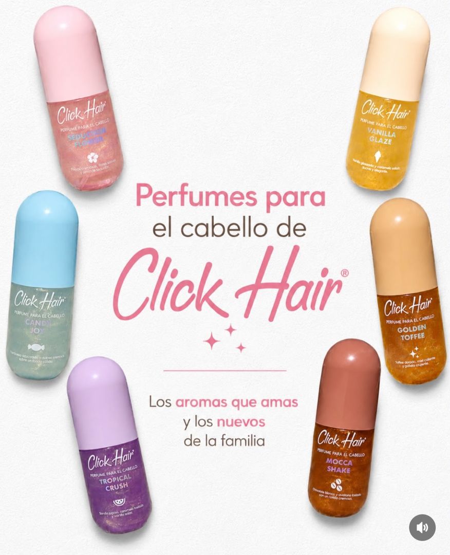 Perfumes capilares click hair 