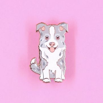 PIN BORDER COLLIE MERLE - imagen 1