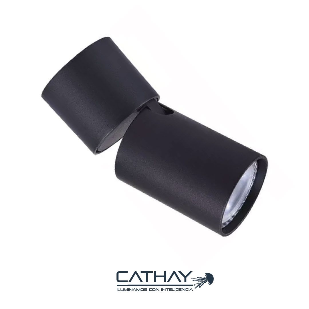 APLIQUE TIPO CILINDRO ECUALIZABLE PARA TECHO CON BOMBILLO GU10