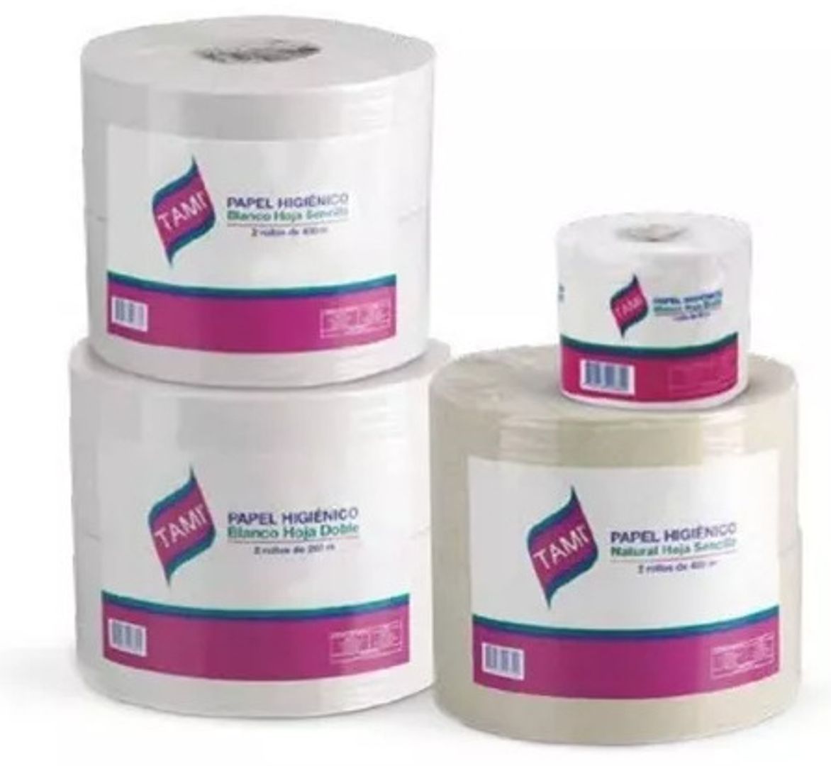 PAPEL BLANCO TAMI 2H*2 ROLLOS*250M