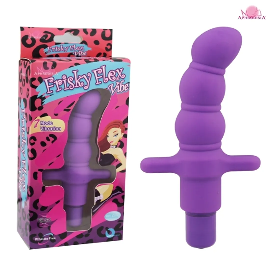 VIBRADOR FLEXIBLE FRISKY FLEX DILDO ESTIMULADOR