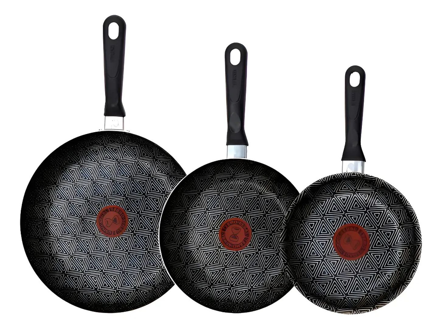 SET X3 SARTENES IMUSA 16 20 Y 24 CM TALENT GRIS EXT