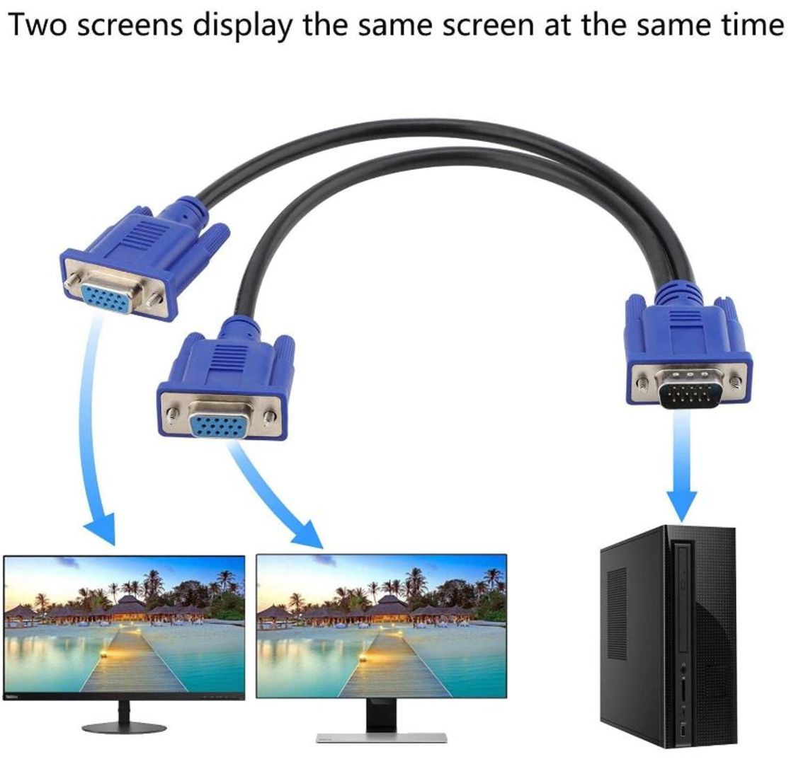 Cable Split x2 VGA