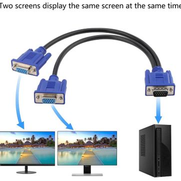 Cable Split x2 VGA - imagen 1