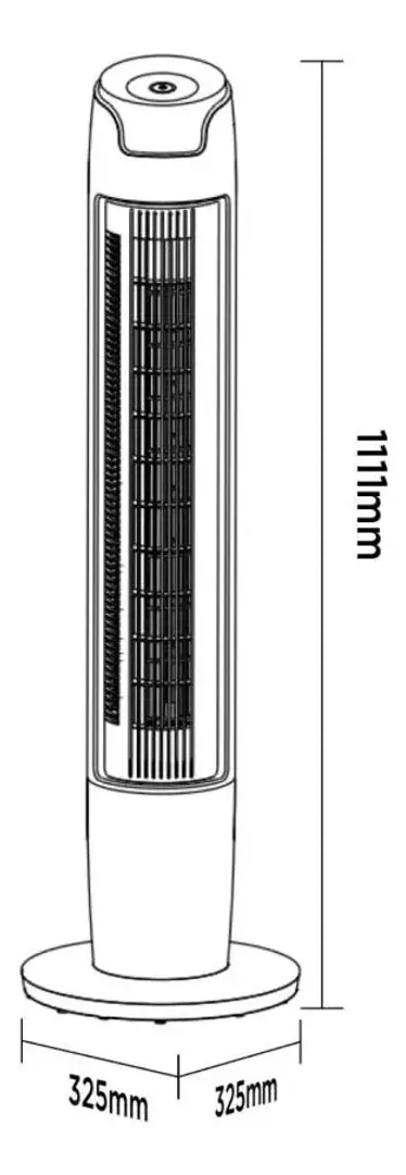 Ventilador Torre Kalley K-tfb Blanco