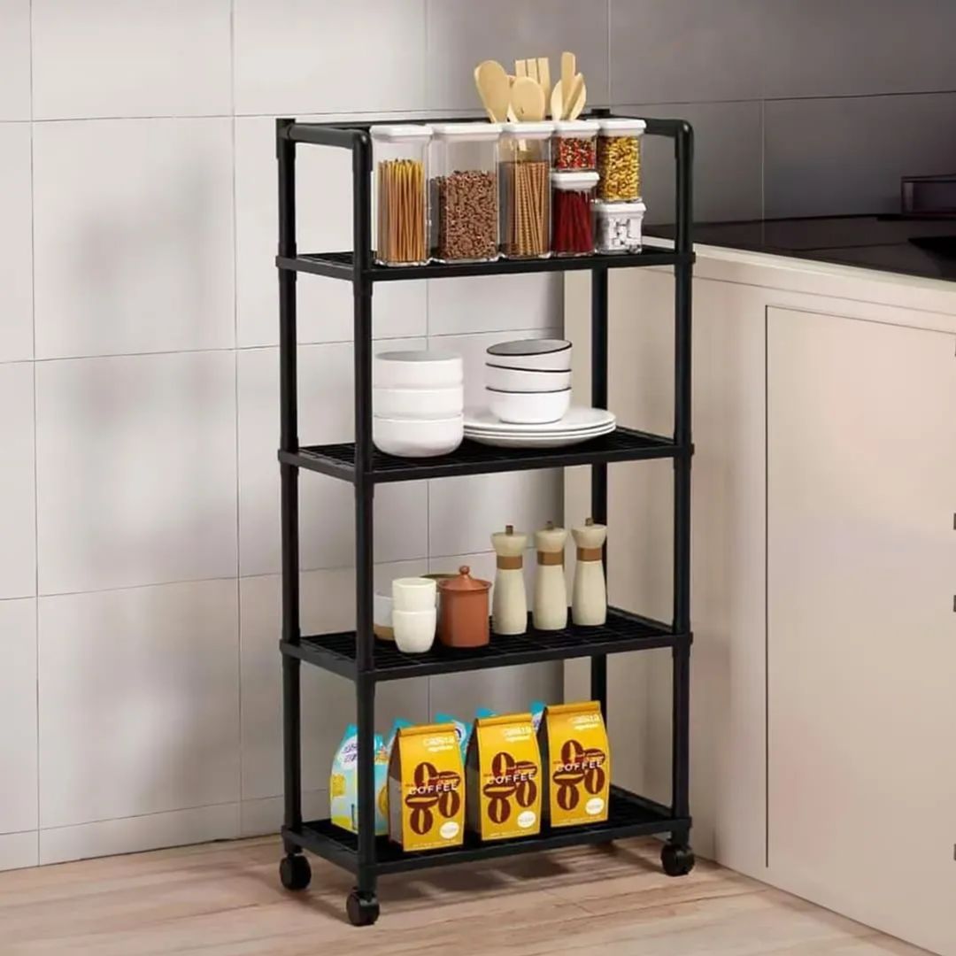 CARRITO ORGANIZADOR MULTIFUNCIONAL ESTANTE 4 NIVELES