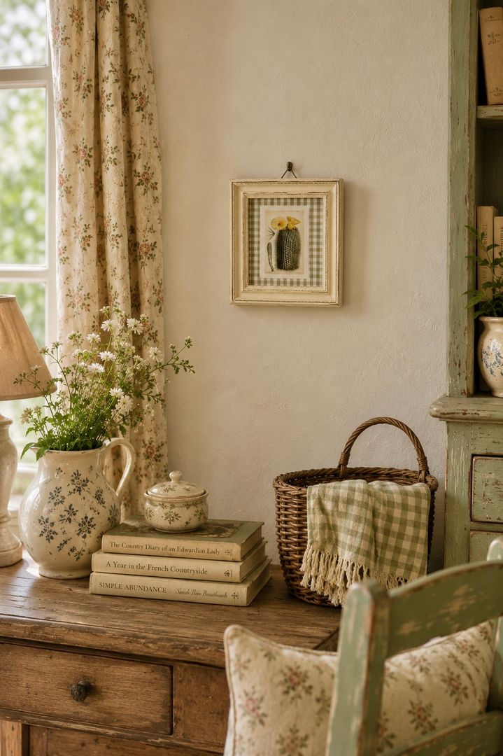 Cuadrito Vichy Cactus 2