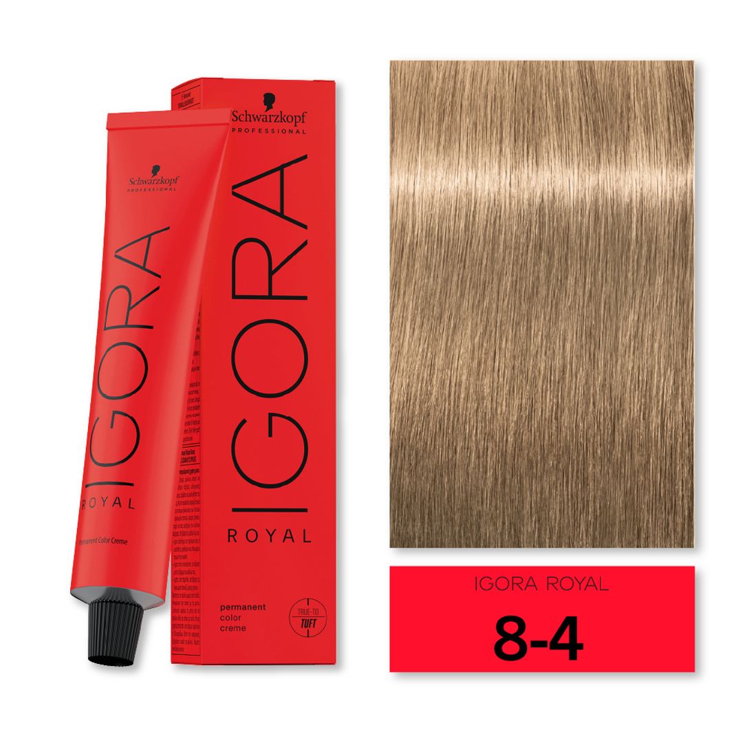 TINTE IGORA ROYAL RUBIO CLARO BEIGE 8-4
