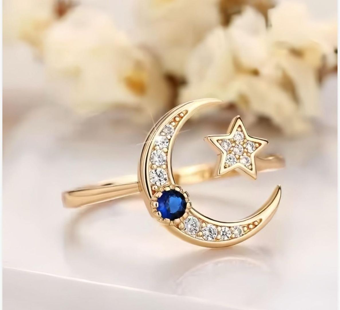 ANILLO LUNA Y ESTRELLA