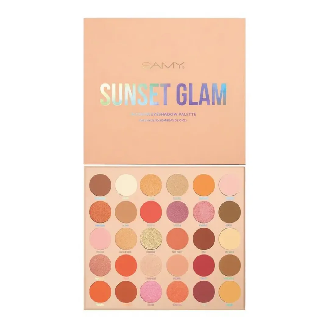 PALETA SOMBRAS X 30 # SUNSET GLAM