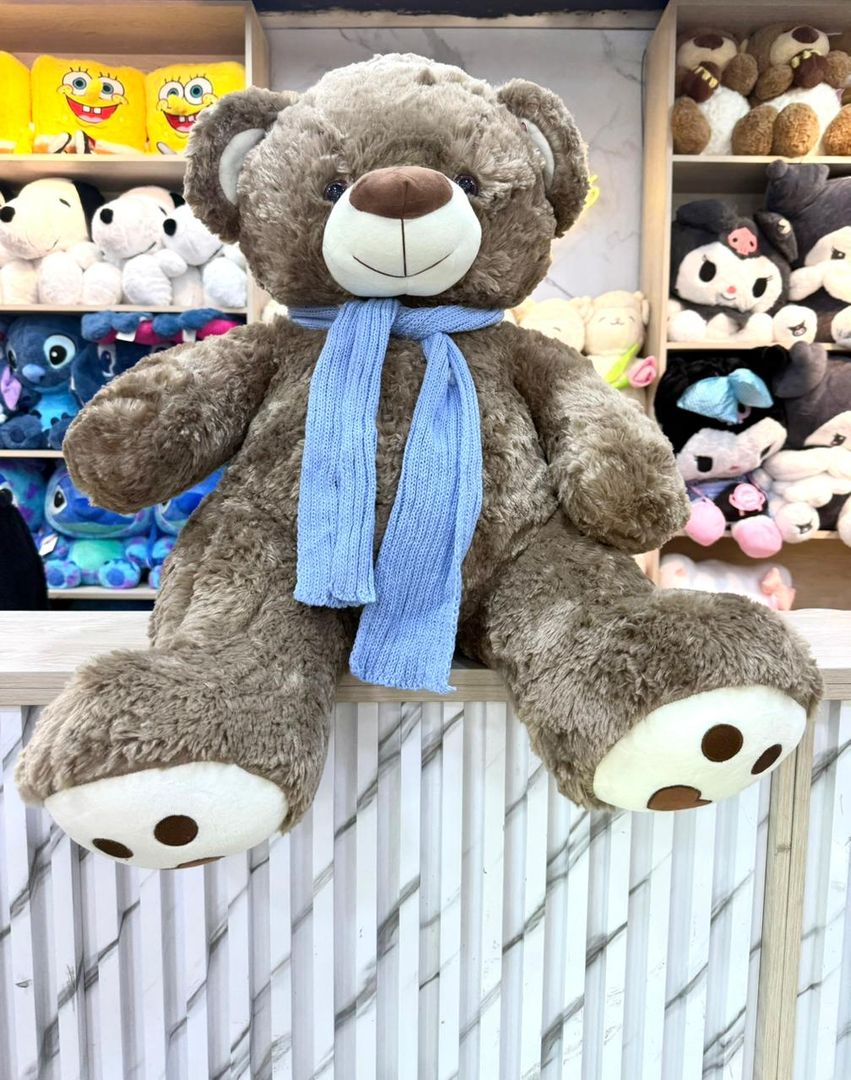 OSO PELUCHE 60cm BUFANDA COLORES