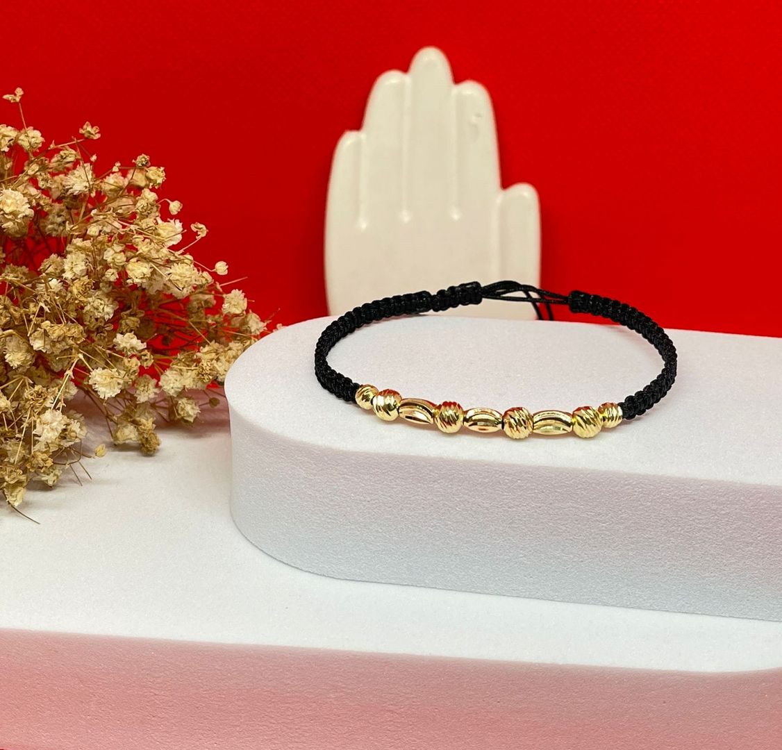Pulsera barril italiano 8mm y balin 4mm y 5mm italy