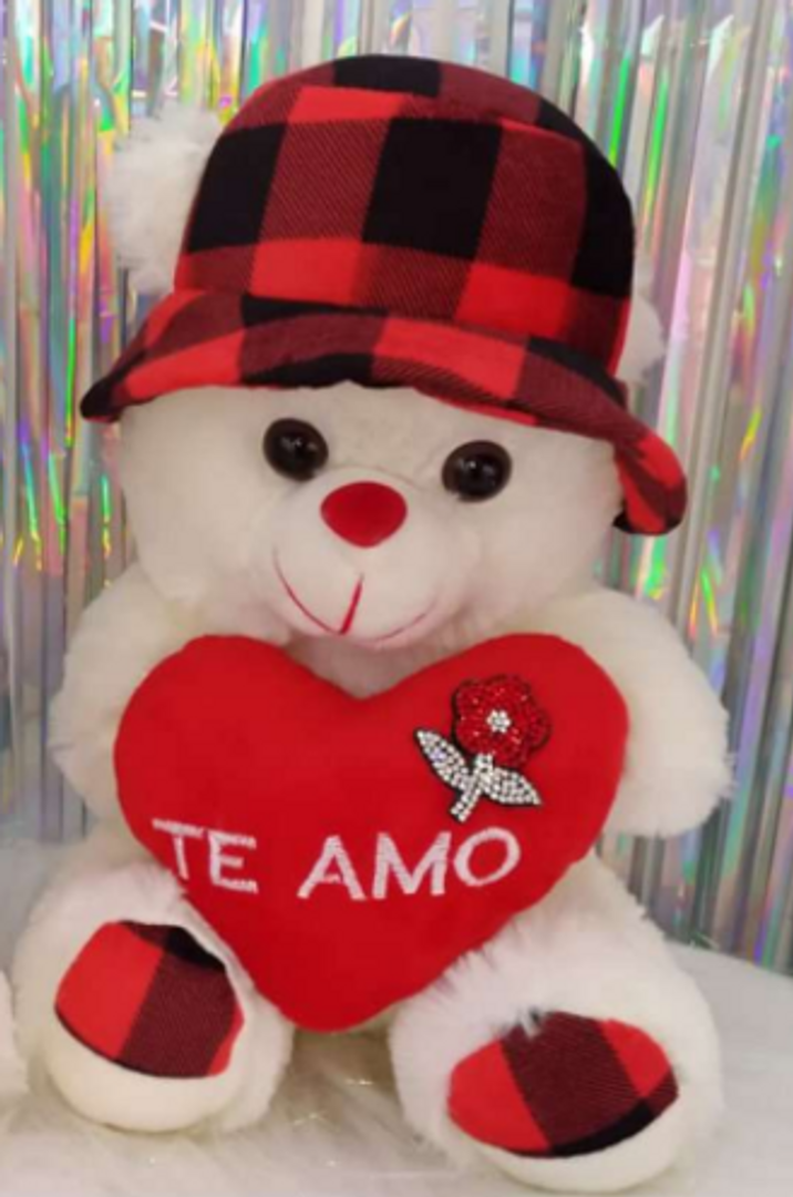 OSO CORAZON TE AMO  27 CM