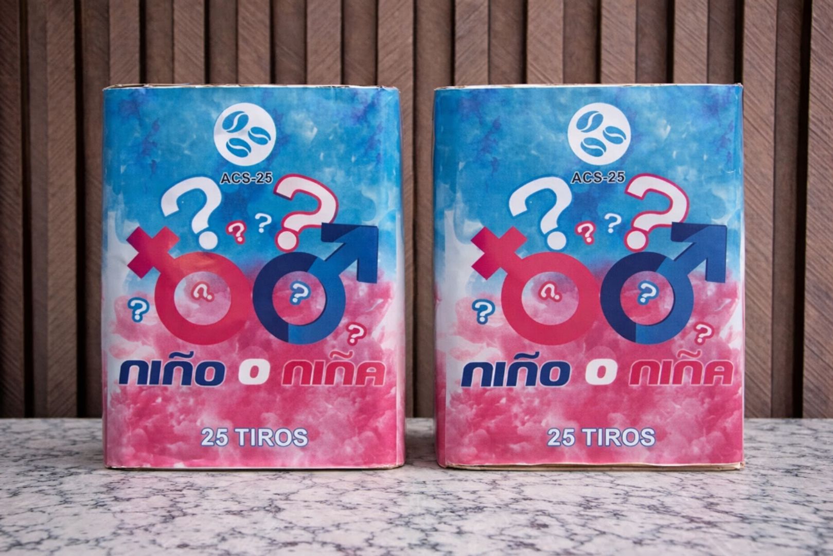  TORTA PARA REVELACIÓN 25 TIROS RAFAGA