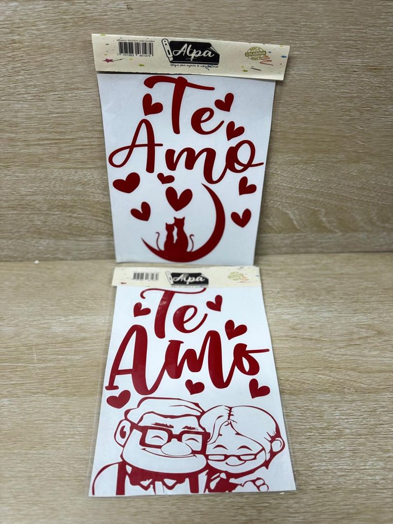 000 STICKER GRANDE "TE AMO"