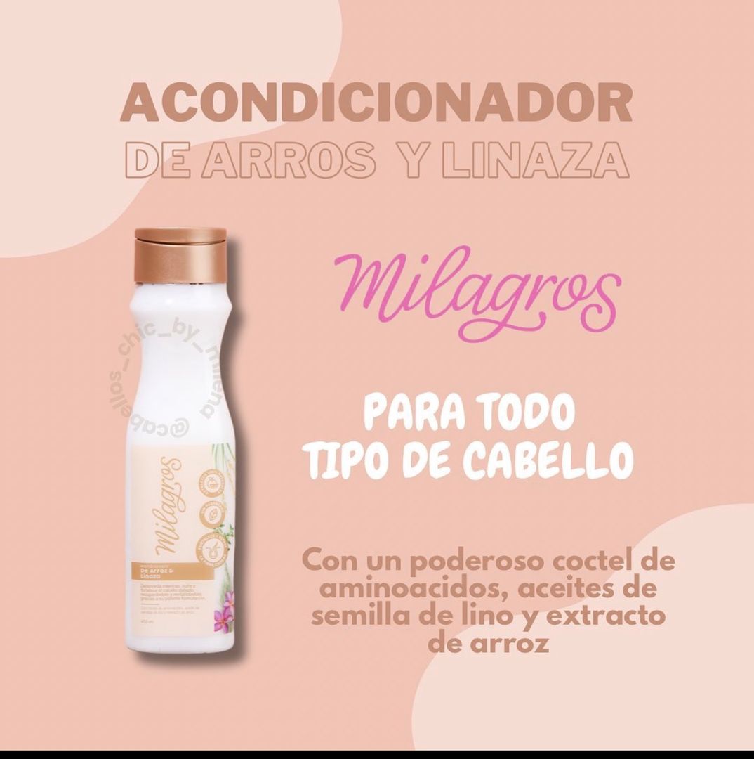 Acondicionador de arroz y linaza 