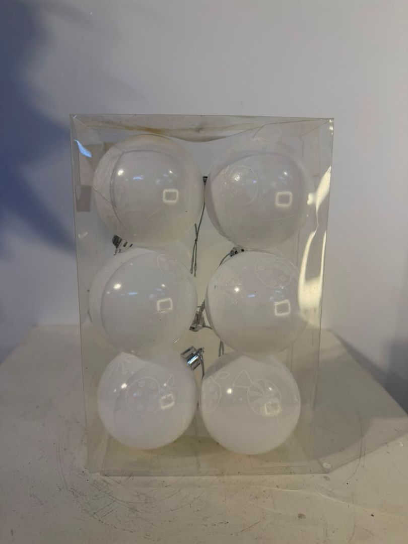 BAMBALINA X 6 BLANCA CON FIGURA BLANCA 6 CM