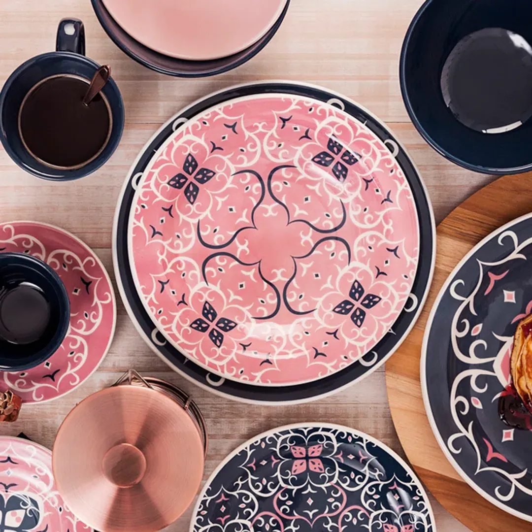 VAJILLA FLOREAL HANNA 