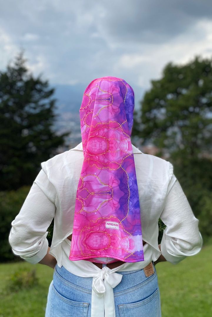 NIQAB MALMOL ROSADO 