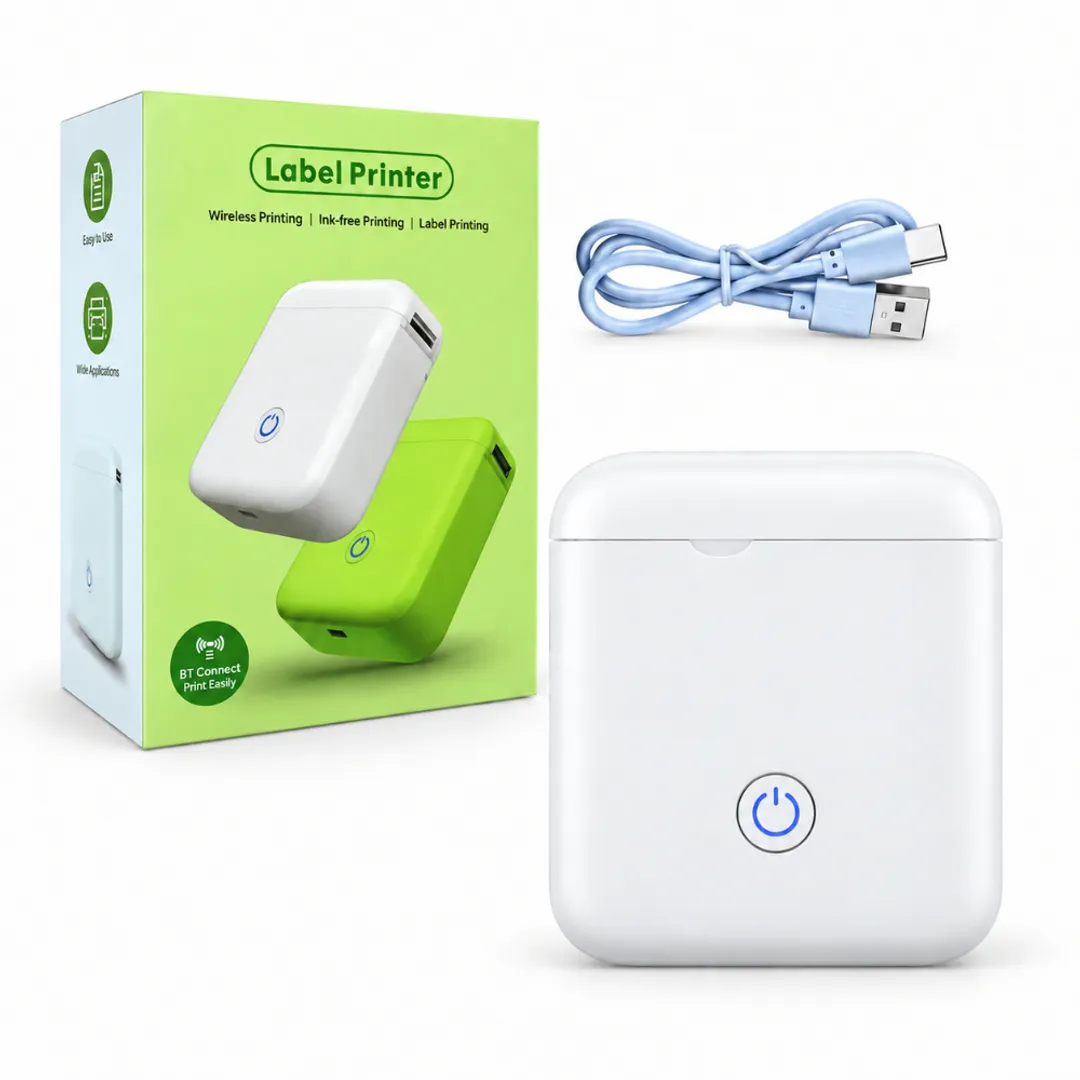 MINI IMPRESORA TERMICA PORTATIL DE ETIQUETAS BLUETOOTH LABEL PRINTER