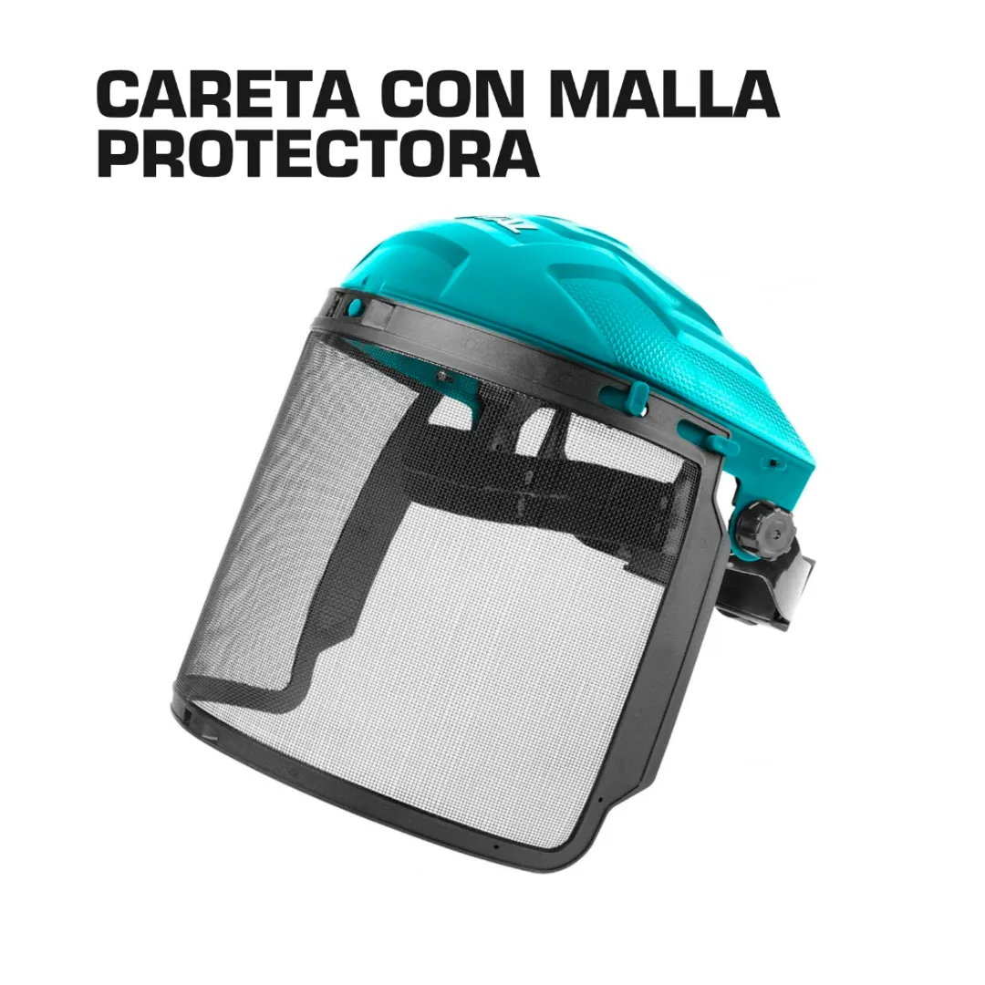 CARETA CON MALLA PROTECTORA