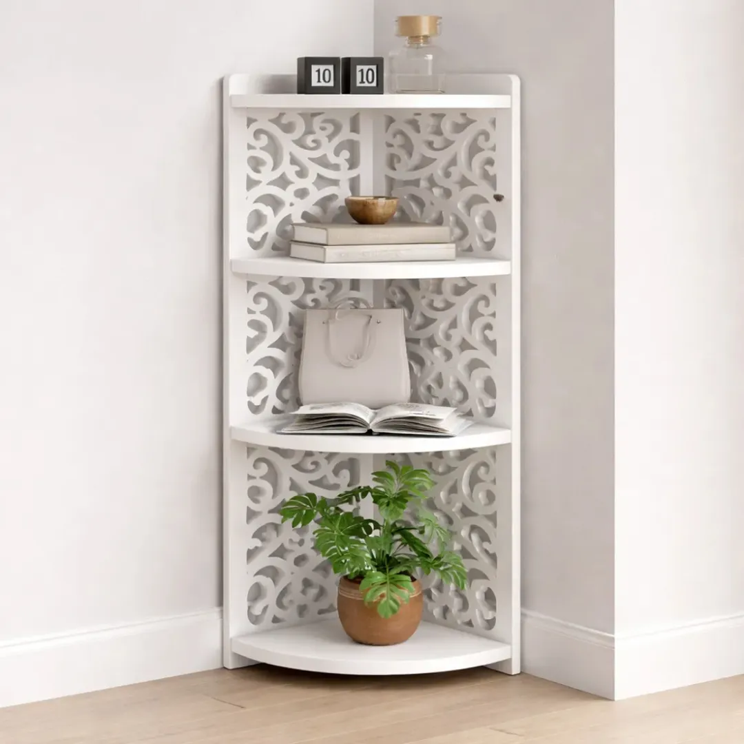 ORGANIZADOR ELEGANTE ESTANTE ESQUINA 4 NIVELES PRLA-987