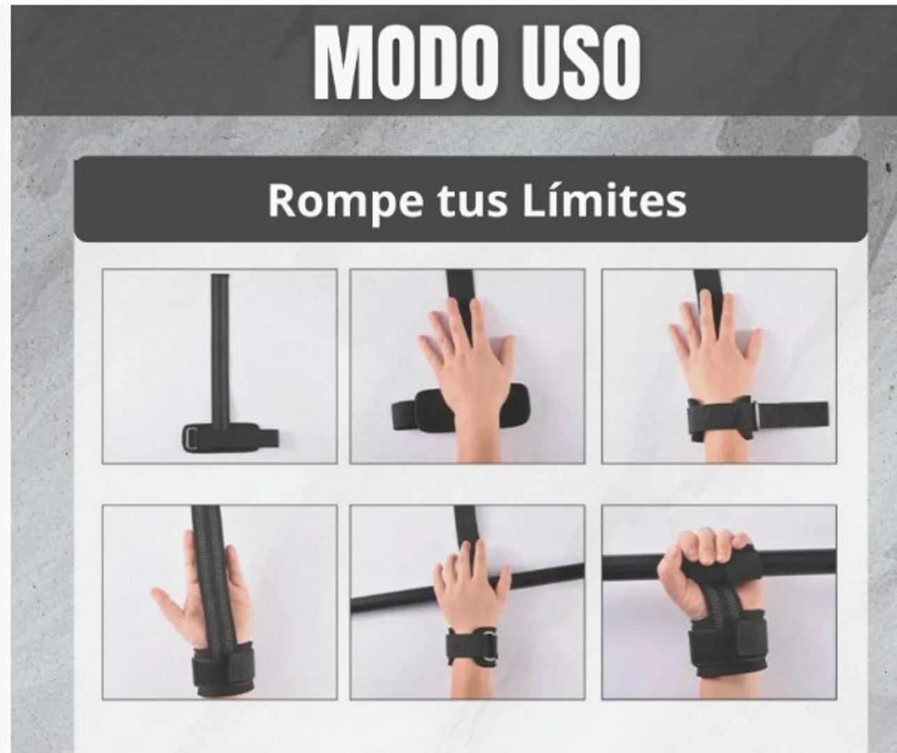 GUANTES CORREA STRAPS PARA GYM