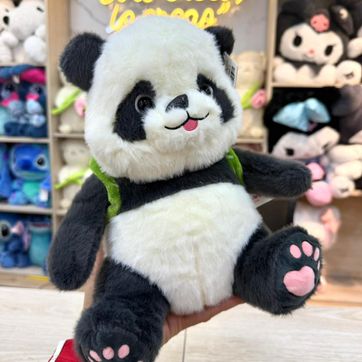 Imagen del producto PANDA MALETA 22cm de peluche