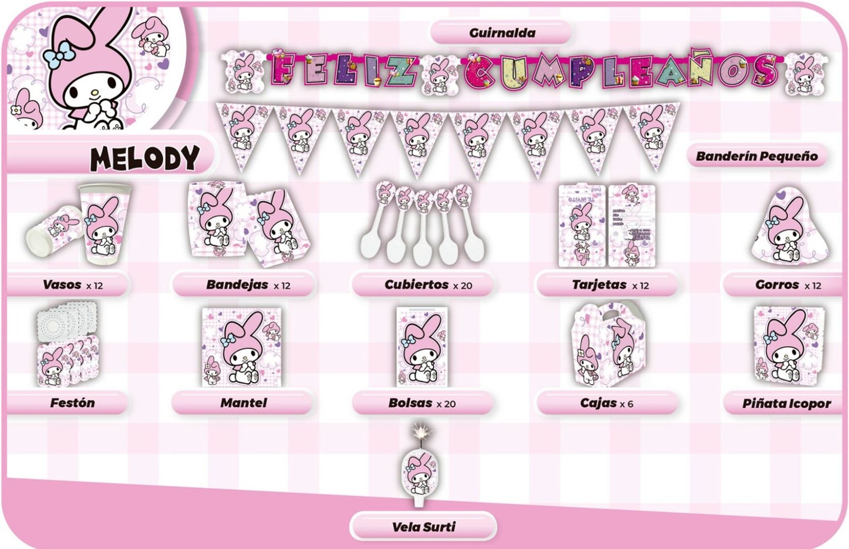 DECORACION MY MELODY