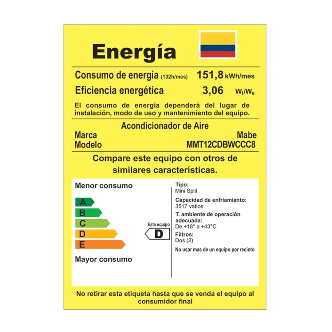 SPLIT MABE 12000 BTU 220V PROMO	