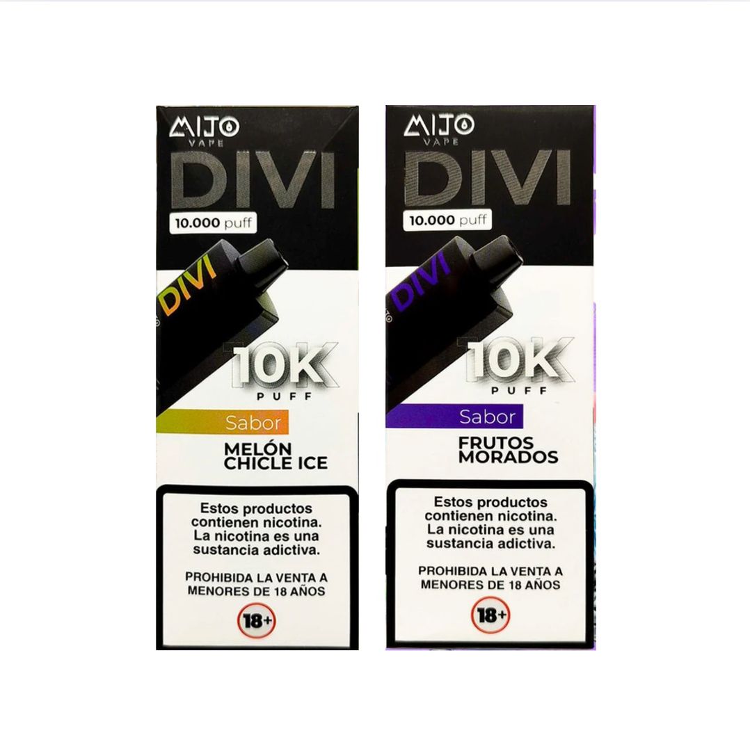 2 Mijo Divi 10.000 Puffs
