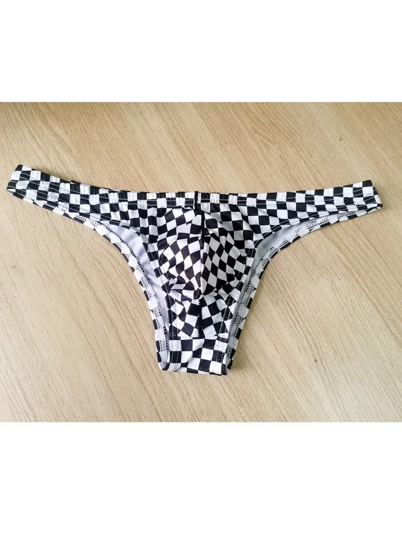 BIKINI MASCULINO A CUADROS