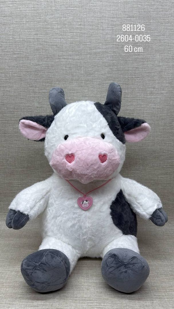 VACA FINA CON COLLAR 60 CM