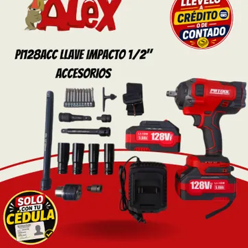 Imagen del producto PI128ACC LLAVE IMPACTO 1/2" ACCESORIOS