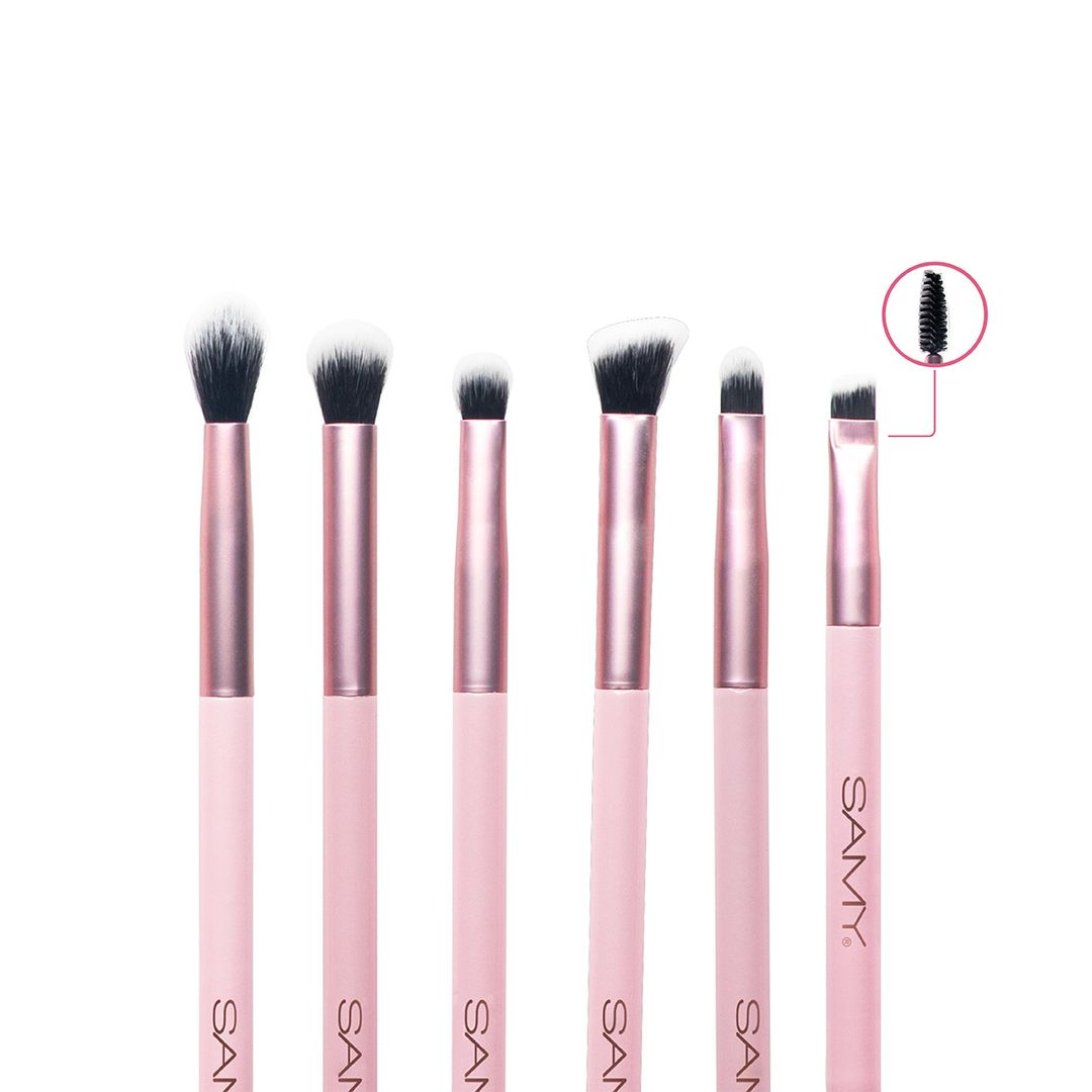 SET DE BROCHAS X 10 UND SAMY PINK GLAM COLLECTION	